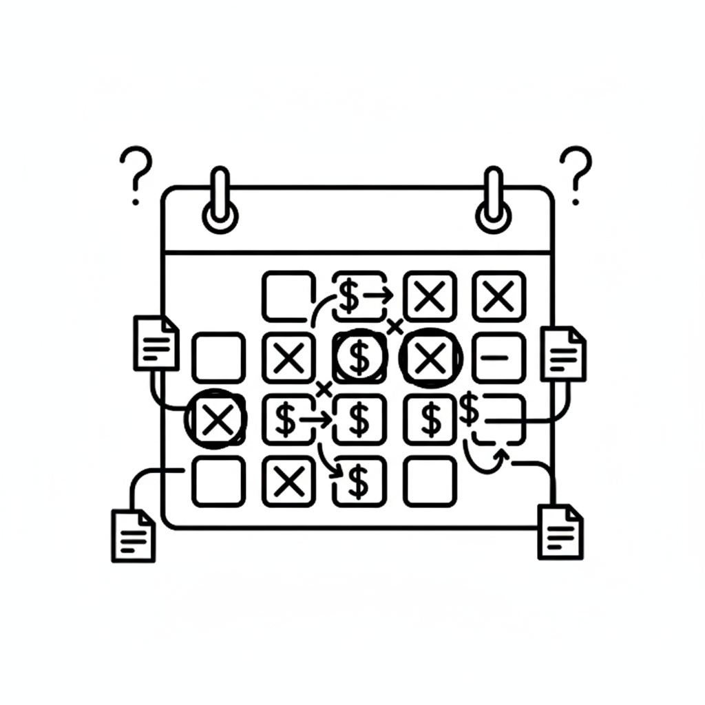 Illustration of stalled IT projects and delivery roadblocks